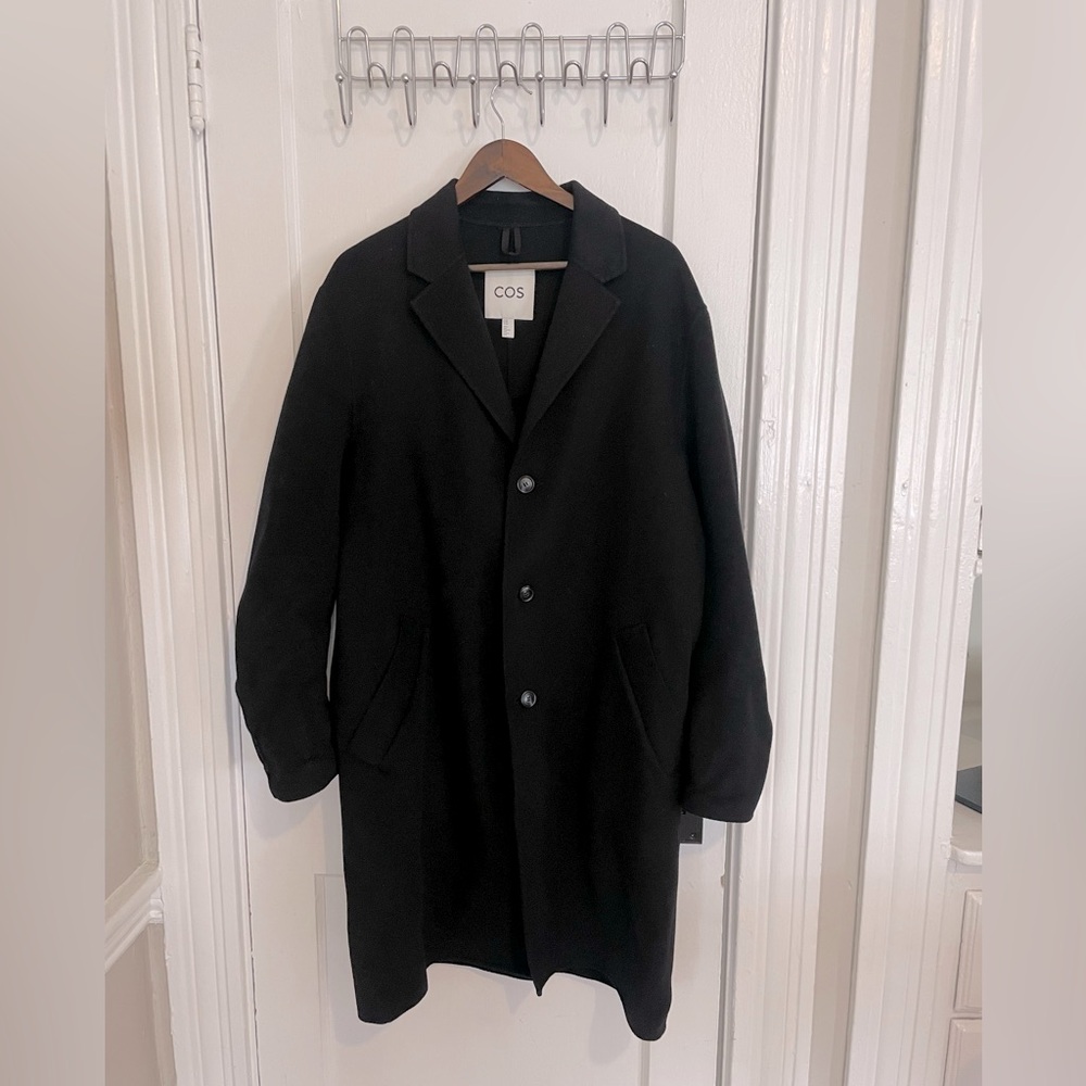 Men’s COS wool coat.